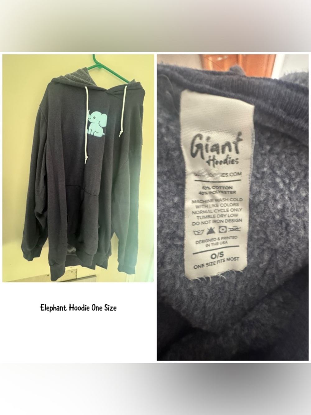 Elephant Graphic Hoodie